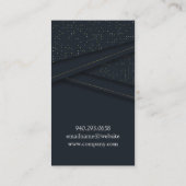 ラグジュアリー背景 |モノグラム 名刺 (裏面)