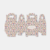 ラグジュアリー芸術的ボタニカルフローラ結婚ペイズリー フェイバーボックス (折り畳みなし)