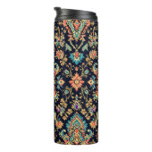 ラグジュアリー華美ダムマスクパターンとフローラモチーフ タンブラー (回転右)