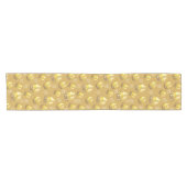 ラグジュアリー金ゴールドイースターエッグ ショートテーブルランナー (横)