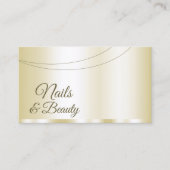 ラグジュアリー金ゴールドグラマラスwithフォトプロフェッショナル 名刺 (正面)