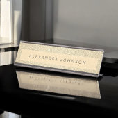 ラグジュアリー金ゴールドグリッタースパークルガーリール デスクネームプレート