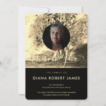 ラグジュアリー金ゴールドツリーズランドスケープフォト悔やみや弔慰