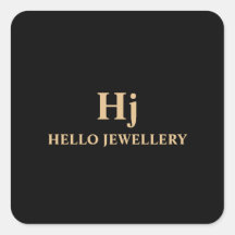 ラグジュアリー金ゴールドブラックモノグラムミニマル