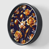 ラグジュアリー金ゴールドボホバラコレクシモダンョン 壁時計 (傾斜)