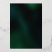 ラグジュアリー金ゴールドマンダラ結婚ムスリムズニカ 箔招待状 (裏面)