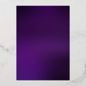 ラグジュアリー金ゴールドマンダラ結婚ムスリムズニカ 箔招待状 (裏面)