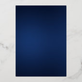 ラグジュアリー金ゴールドマンダラ結婚ムスリムズニカ 箔招待状 (裏面)