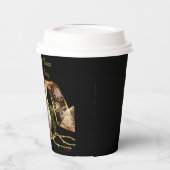 ラグジュアリー金ゴールド、シルバー企業の、ホリデー紙カップ 紙コップ (左)