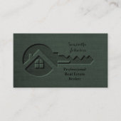 ラグジュアリー鍵パイン実在グリーエステート名刺 名刺 (正面)