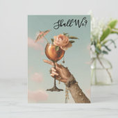 ※※※ ラグジュアリー３ A101 カクテル フォト  ブライズパーティ 招待状 (スタンド正面)