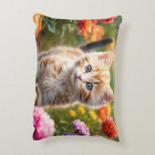 "ラグジュアリー12" x 16"アクセント枕 アクセントクッション (裏面(縦))