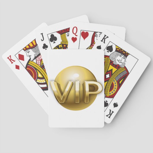 ラグジュアリー3DゴールドVIPエンブレム トランプ (裏面)