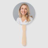 ラグジュアリー50誕生日写真 ハンドファン (裏面)