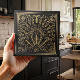 ラグジュアリー アートデコ ジオメトリック パターン#2 ID1196 タイル