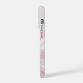 ラグジュアリー・イリデッセント・リキッドパール iPhoneケース (左側面)