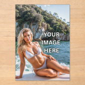 ラグジュアリー！✨ オーダーメイド アクリル 招待状 - あなただけのデザインを (正面)