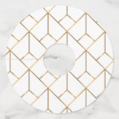 ラグジュアリー オーナメント 4 ワイングラスタグ (正面)