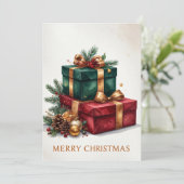 ラグジュアリー クリスマス ギフト メリークリスマス ホリデー (スタンド正面)