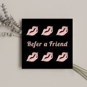 ラグジュアリー グラム ゴールド ローズ リップス & ブラック 紹介カード 予約カード