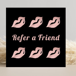 ラグジュアリー グラム ゴールド ローズ リップス & ブラック 紹介カード 予約カード