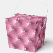 ラグジュアリー グラム ソフト ピンク フェイク ベルベット フェイバーボックス (正面)