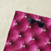 ラグジュアリー グラム ピンク 偽ベルベット ビーチタオル (インサイチュ)