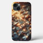 ラグジュアリー ゴールデン ジオメトリック スマホケース - グローイングロー Case-Mate iPhoneケース (裏面)