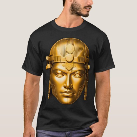 ラグジュアリー ゴールドウォリアーフェイスTシャツ Tシャツ (正面)