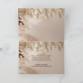 ラグジュアリー ゴールド マーブル パイン 現代 コーポレート シーズンカード (内部)