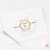 ラグジュアリー サンクス ステッカー (封筒)