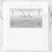 ラグジュアリー シルバー プロダクト ラベル ダイヤモンドとモノグラム (バッグ)