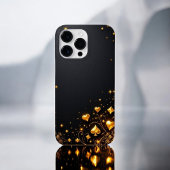 ラグジュアリー・スターリー・ハート iPhoneケース