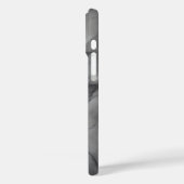 ラグジュアリー ダークグレー 大理石 モバイルケース - 迫力あるひび割れデザイン Case-Mate iPhoneケース (裏面 / 左)