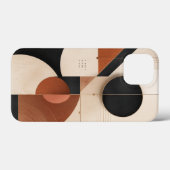 ラグジュアリー・ニュートラル幾何学デザイン iPhone 13 Mini Case-Mate iPhoneケース (裏面 (横))