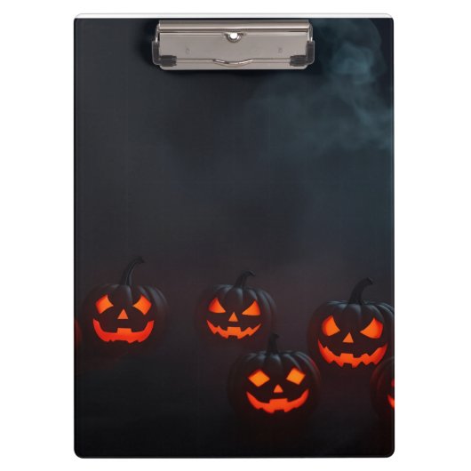 ラグジュアリー ハロウィン ダークゴシックデザイン クリップボード (正面)