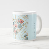 ラグジュアリー, バレンタインデー, 私の心の花 ジャンボコーヒーマグカップ (正面右)