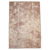 ラグジュアリー·ビパーソナライズされたローヴ特別抱き枕 ミディアムペーパーバッグ (裏面)