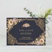 ラグジュアリー フラワーデザイン セーブザデート (スタンド正面)