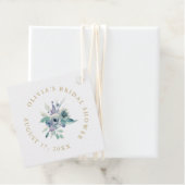 ラグジュアリー フラワー ブライダル シャワー サンクス フェイバータグ (インサイチュ)