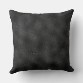 ラグジュアリー・ブラックのモノクロの輝きの背景 クッション (裏面)