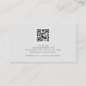 ラグジュアリー ホログラフィック トレンディー 名刺 (裏面)