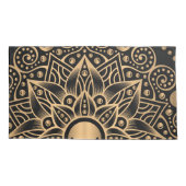 ラグジュアリー マンダラ 12 枕カバー (裏面)