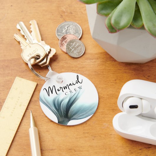 ラグジュアリー・マーメイド・クルー |ターコイズティール（緑がかった色） キーホルダー (デスク)