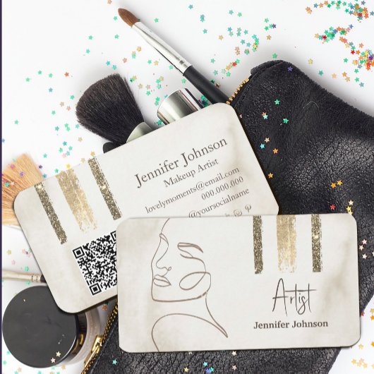 ラグジュアリー ミニマリスト フェイス ビューティ 名刺