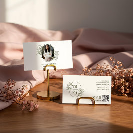 ラグジュアリー ミニマル モダン シンプル プロフェッショナル フォト 名刺