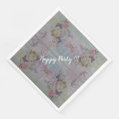 ラグジュアリー モダン ヴィンテージ フラワー ローズ (コーナー)