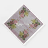 ラグジュアリー モダン ヴィンテージ フローラル ローズ (コーナー)