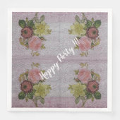 ラグジュアリー モダン ヴィンテージ フローラル ローズ (正面)