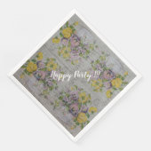 ラグジュアリー モダン ヴィンテージ フローラル ローズ (コーナー)